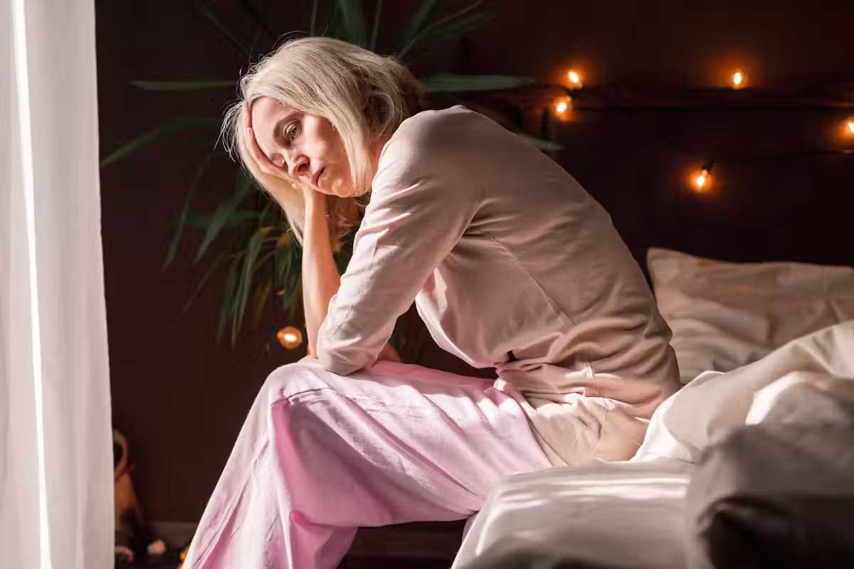 The study found peri-menopausal women and women who had reached the menopause had the greatest risk of developing long COVID. Gladskikh Tatiana/ Shutterstock