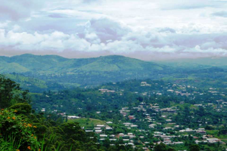 View of Bafut. A settlement in the North West Region of Cameroon. Credit: Abu Shawka