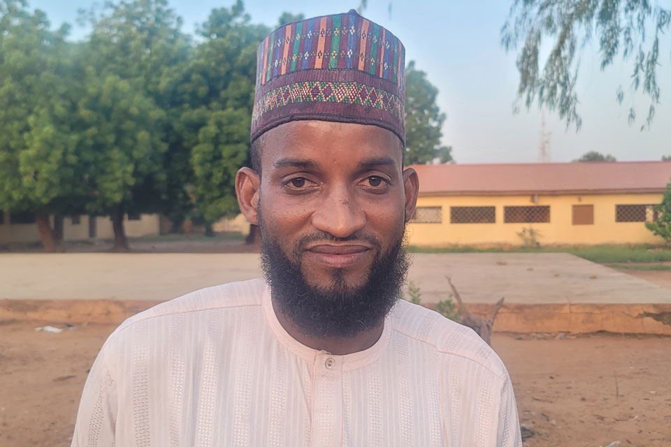 Bello Dikko, Chairman of Polio Survivors Association in Sokoto, Northwest Nigeria. Credit: Tunde Omolehin