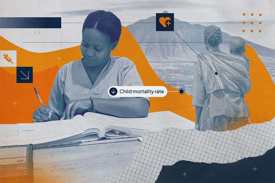 Marie Germaine Dusingize at her work at Kinyinya Health Centre. Credit: Hudson Kuteesa