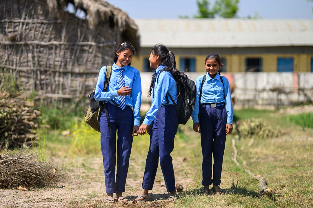 Sonu Devi Bishwakarma, 12, dropped out in grade two. But she was not missed during the HPV vaccination campaign. Gavi/2025/Ajay Maharjan