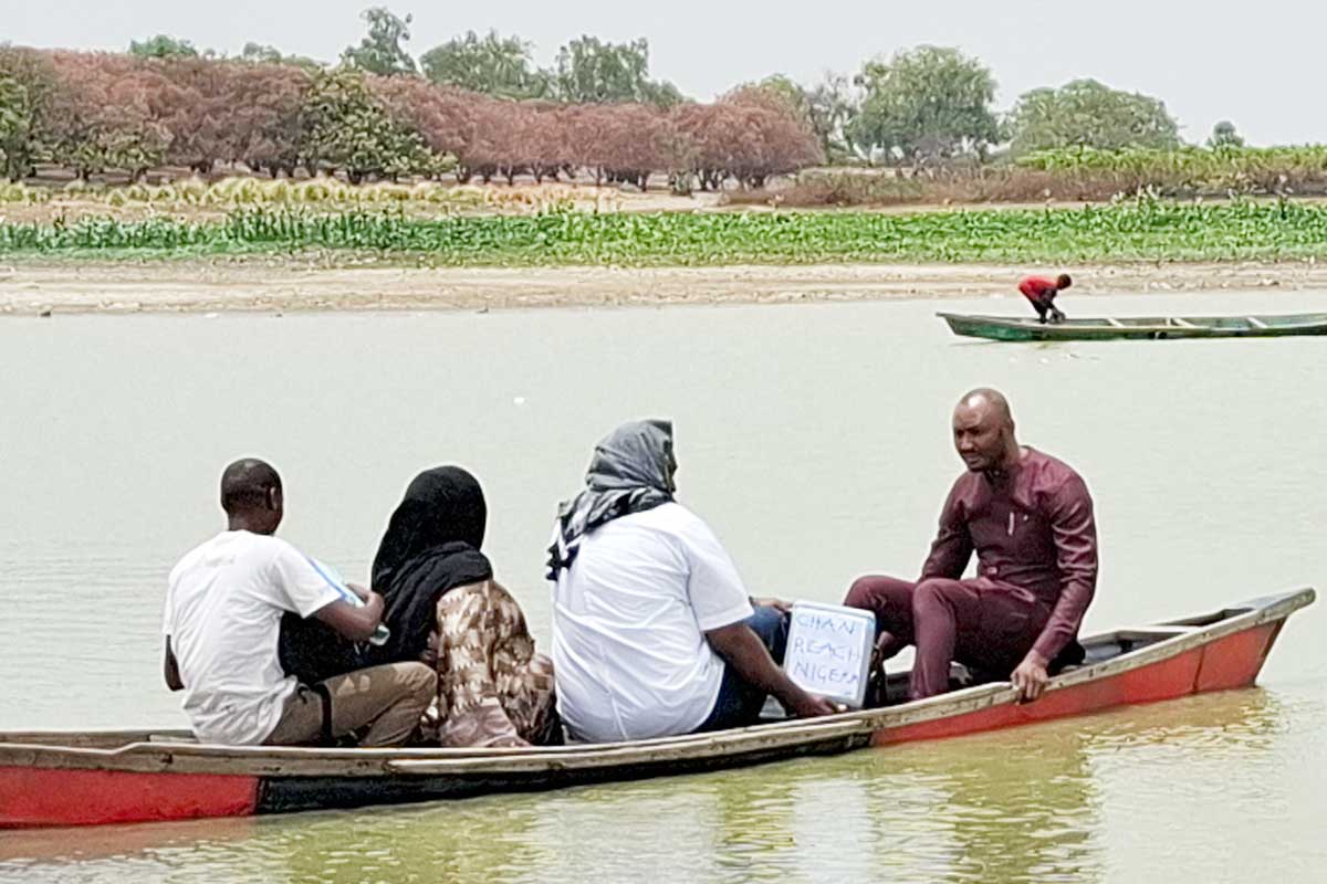 The CHAN team en route to Alau ward, Jere LGA vaccination site. Image credit: CHAN