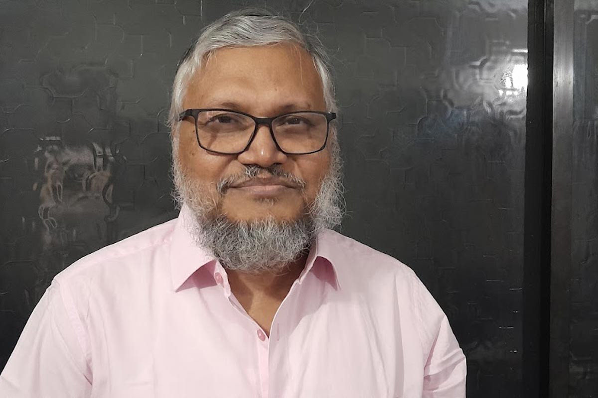 Habibullah Talukder Ruskin, Pink Man of Bangladesh. Credit: Mohammad Al Amin
