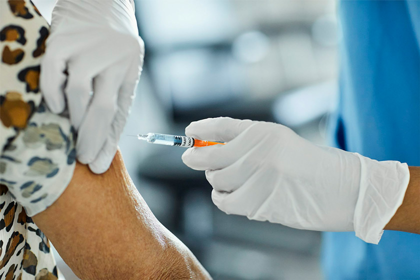 Many older adults are not up to date on their vaccines. Credit: Morsa Images via Getty Images