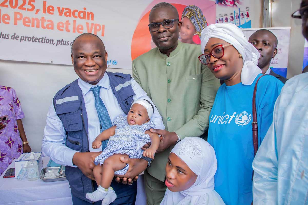 Senegal Introduces Hexavalent Vaccine into its National Immunization Programme, 1 July 2025. Credit: WHO