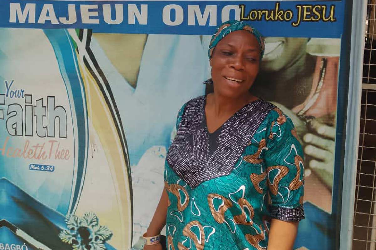 Stella Emmanuel pose for picture at the faith home. Credit: Abdullahi Muritala