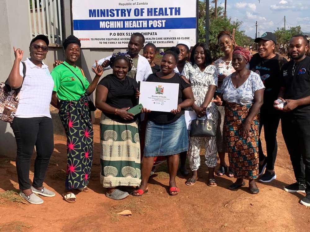 Teal sisters community advocacy participants relax in Mchini. Credit: Karen Nakawala