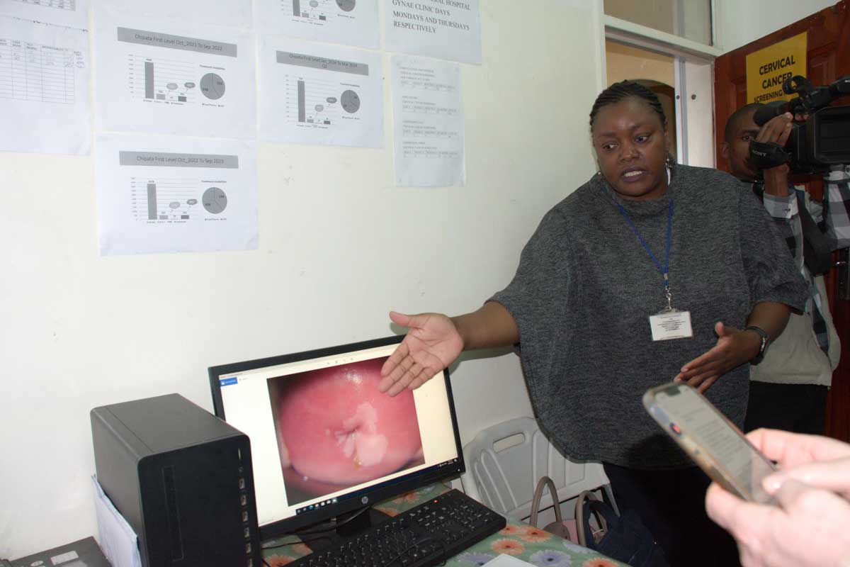 CCCPZ training for healthcare staff in Zambia. Credit: CIDRZ Zambia