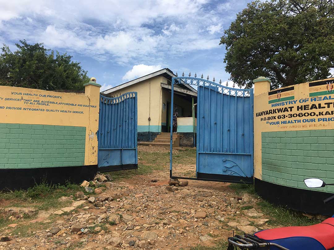 Entrance of the Kanyarkwat Health center. Credit: Pius Sawa