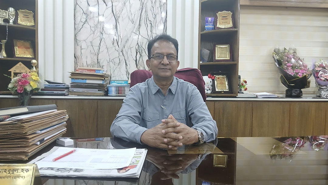 Professor Dr Mirza Md. Ziaul Islam, Director of the BSHI. Credit: Mohammad Al Amin