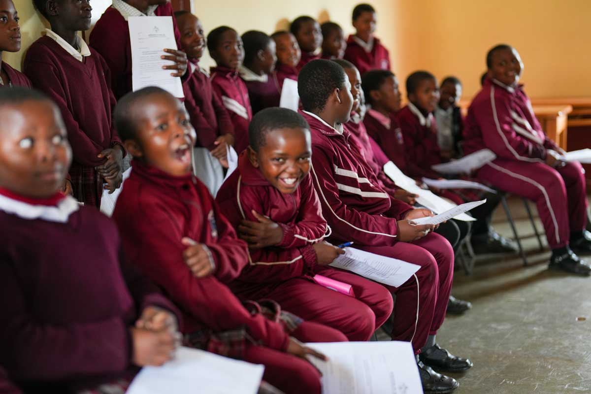 HPV vaccination day at a primary school in Eswatini. Credit: Gavi/2025/Svetlomir Slavchev.