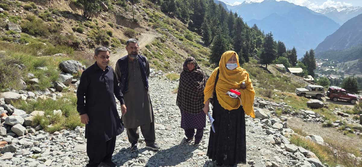 WHO and Immunization Department Field Work in Khyber Pkhtunkhwa. Credit: KP EPI