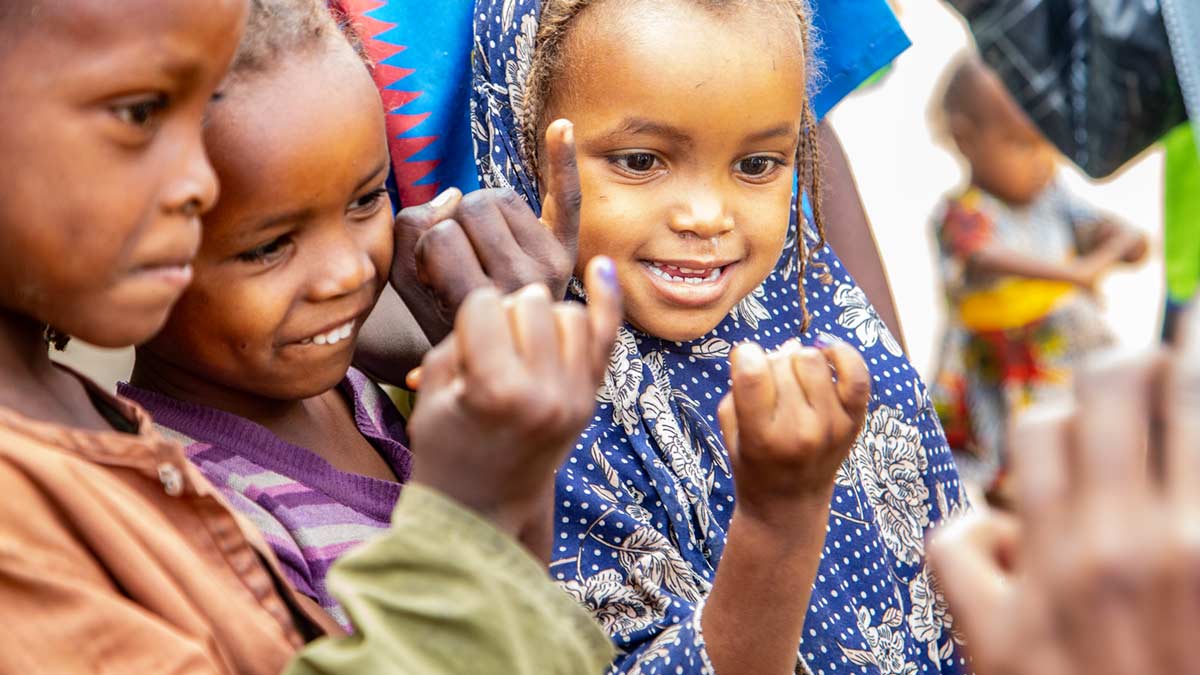 In flood prone, conflict affected communities, vaccines stand as a shield. ALFASANED persists so children are not forgotten. Credit: Akem Nkwain