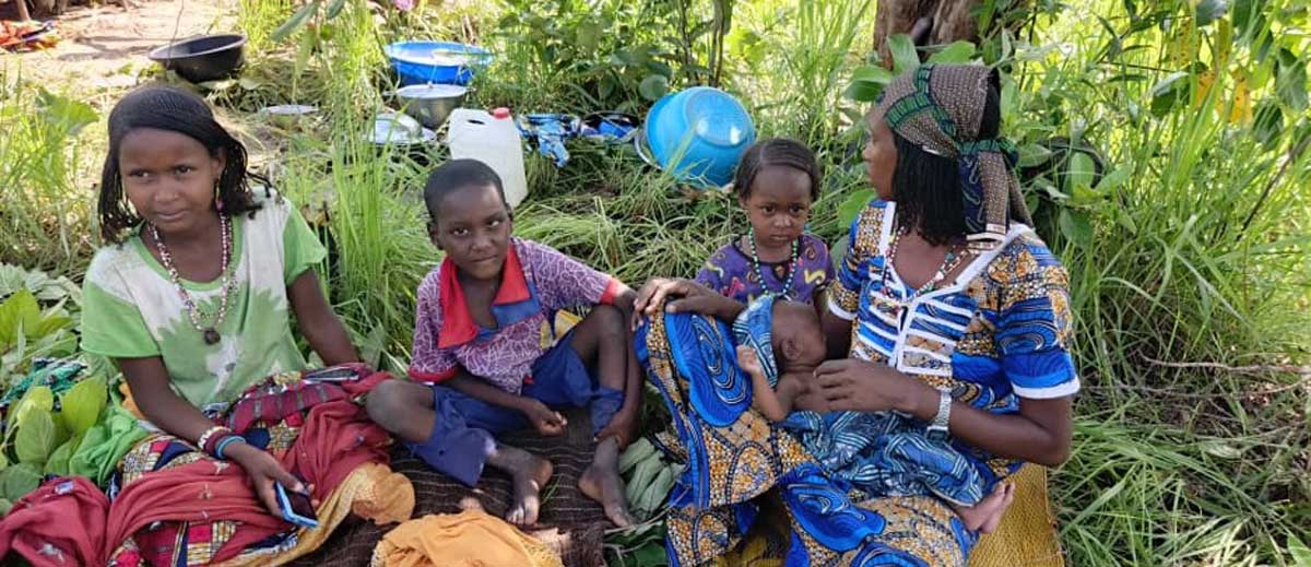 A vaccination session at a Fulani camp. Credit: World Vision CAR