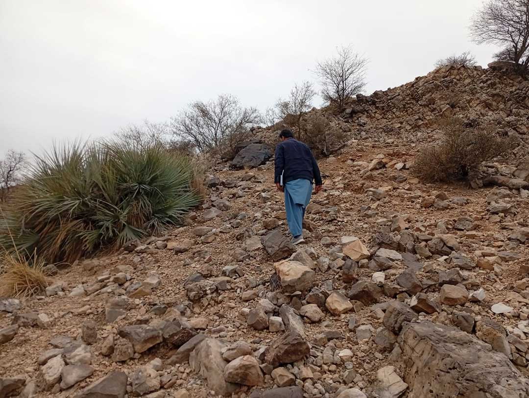 Mujeeb Ur Rehman, DC, Indus Hospital, making the difficult commute to Sharan Sheikhan.