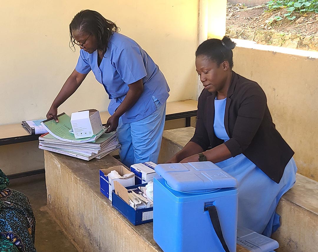During the first round of the national campaign in March, more than six million children received the novel oral polio vaccine (nOPV). Credit: Rabson Kondowe