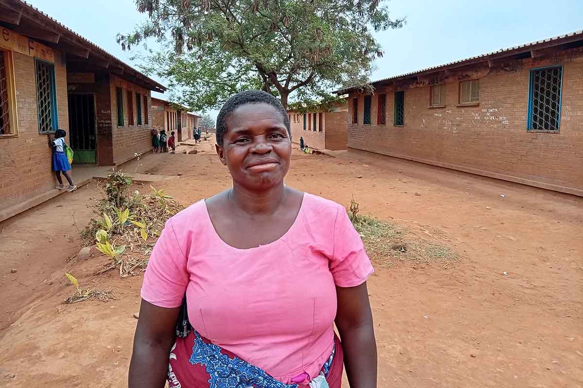 Mobiliser for Chilobwe Naotcha area, Fales Zikatiwindu. Credit: Jospehine Chinele