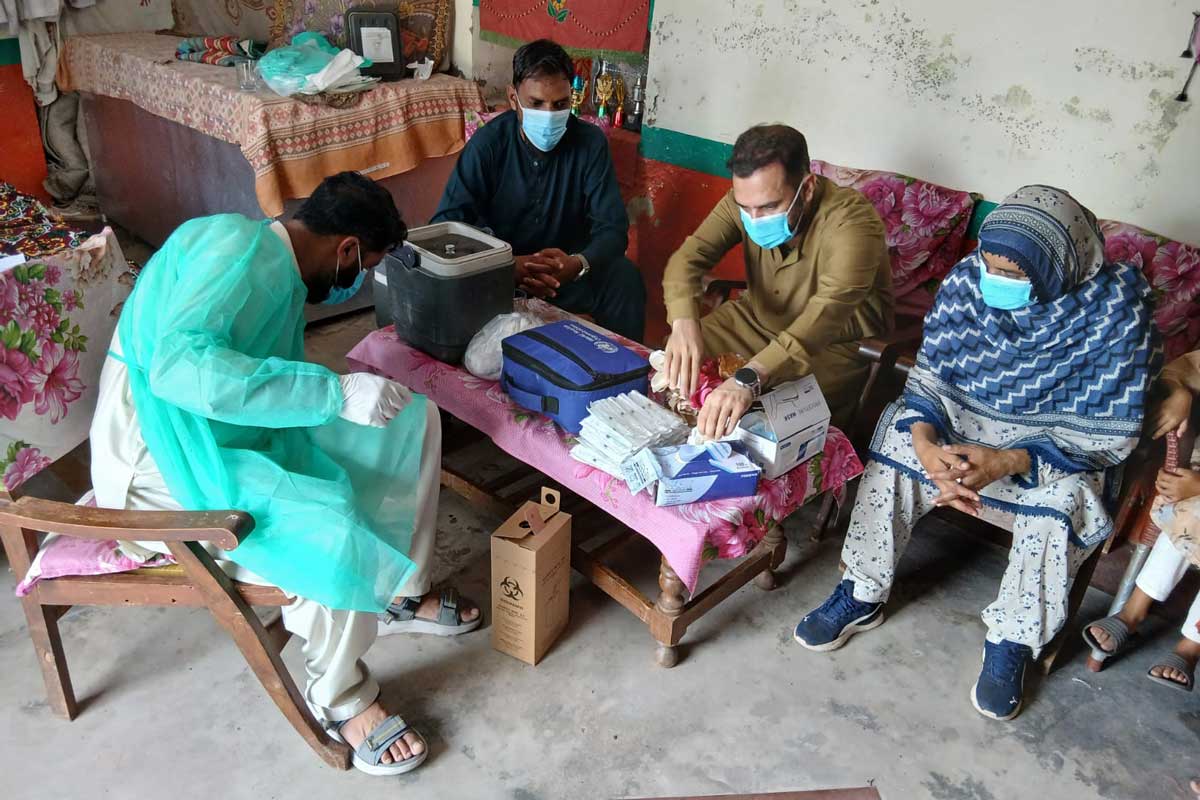 Khyber Pakhtunkhwa Immunization team on Field Visit in Mansehra. Credit: District Health Office Mansehra