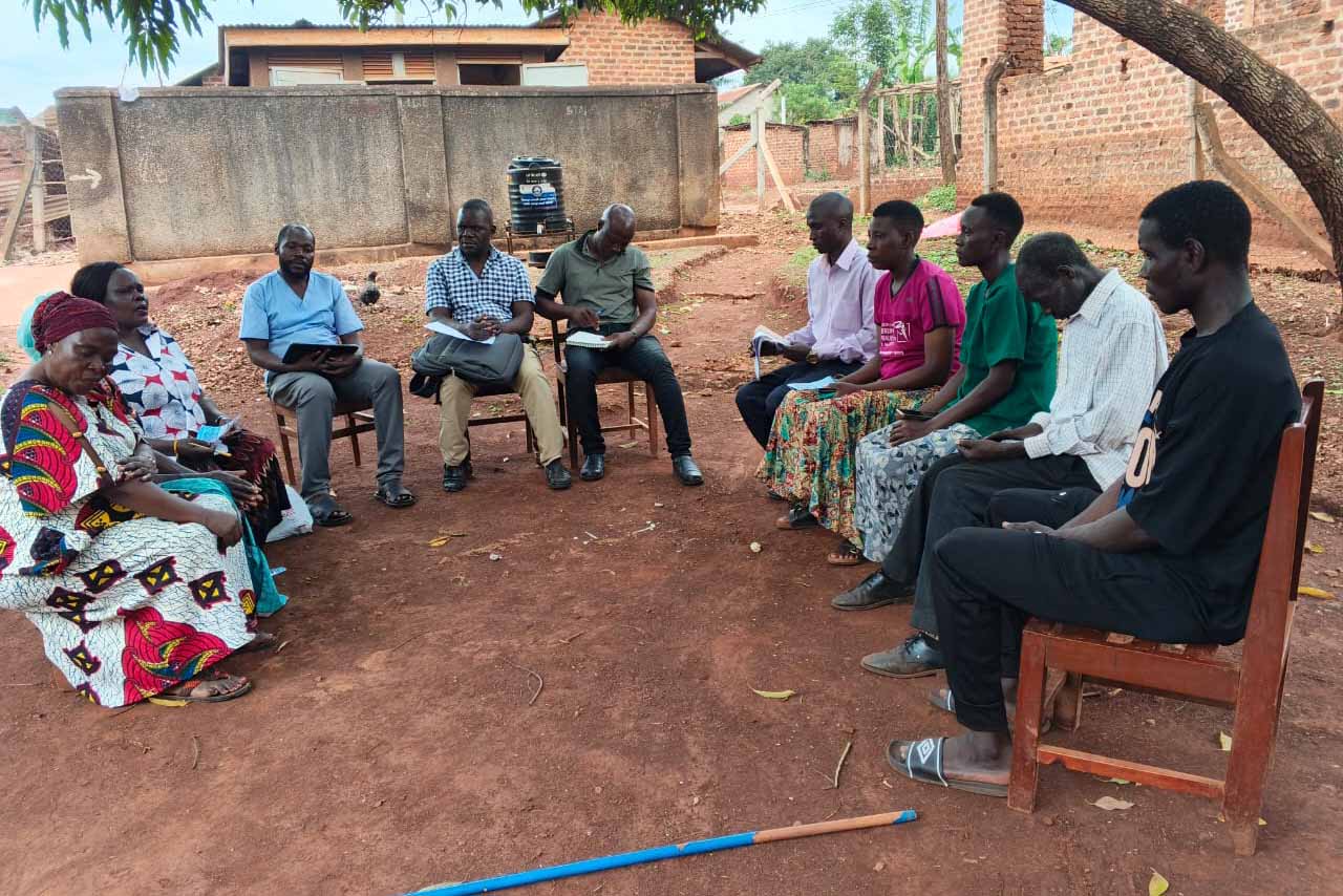 Members of Bountiful Missions Uganda during a community advocacy engagement Mutaayi village. Credit: Bountiful Missions Uganda
