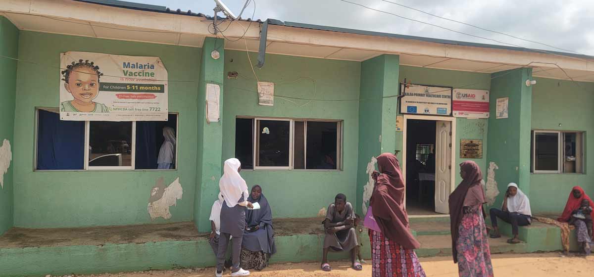 Takalau Primary Healthcare Centre, where the malaria vaccine was available in Nigeria. Credit: Tunde Omolehin
