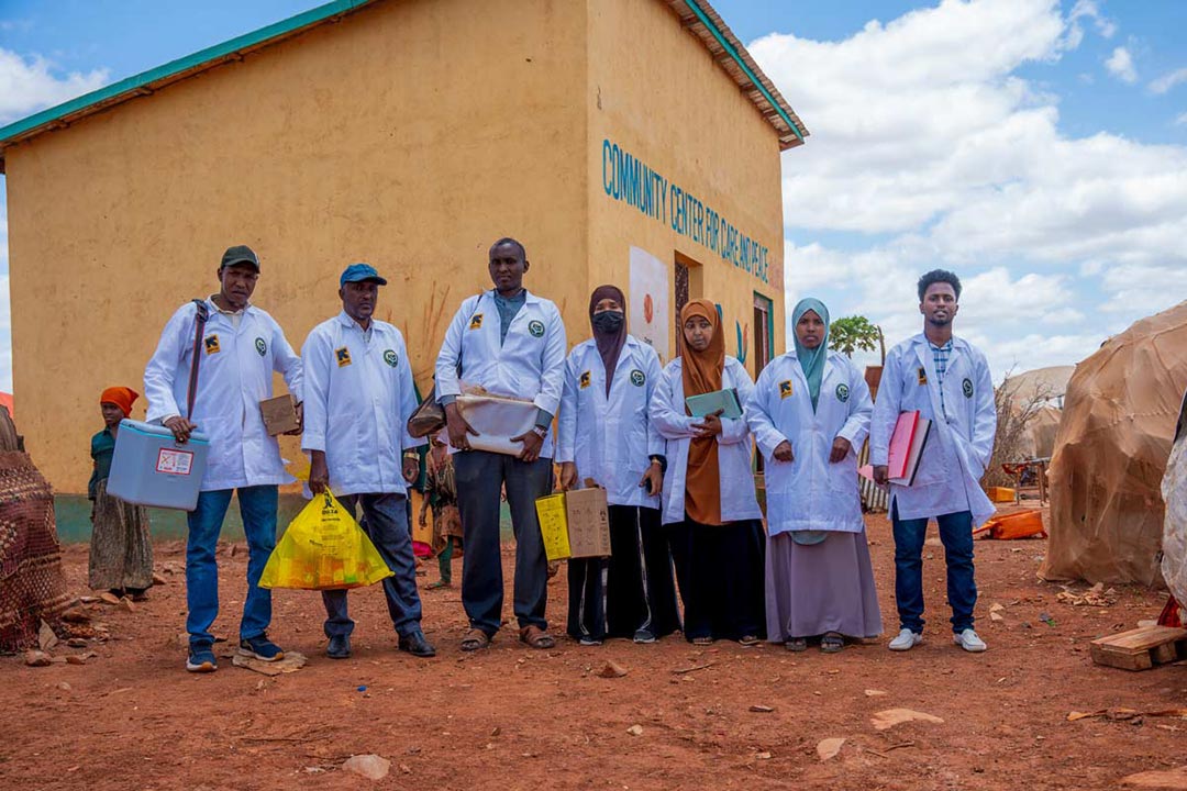 A vaccination team during a campaign. Credit: CORE group and IRC