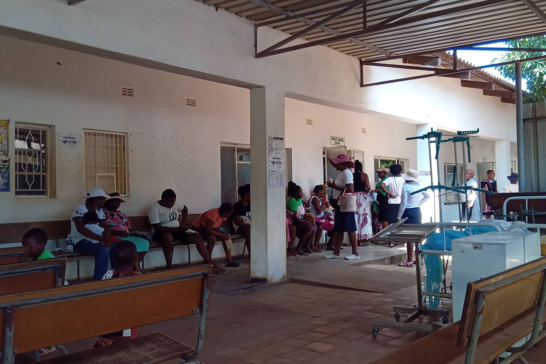 Screening for cervical cancer at Chiredzi Polyclinic in January. Credit: Avuxeni Community Radio