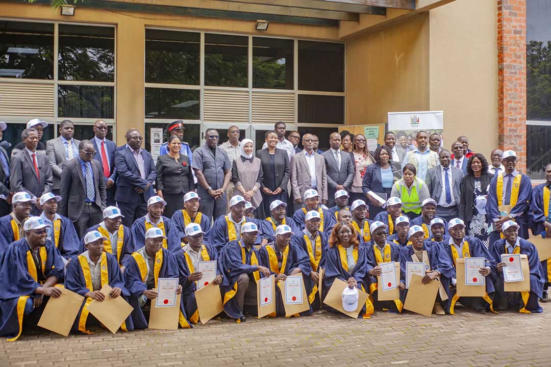 Solar refrigderation trainees graduating in Ndola. Credit: UNICEF Zambia