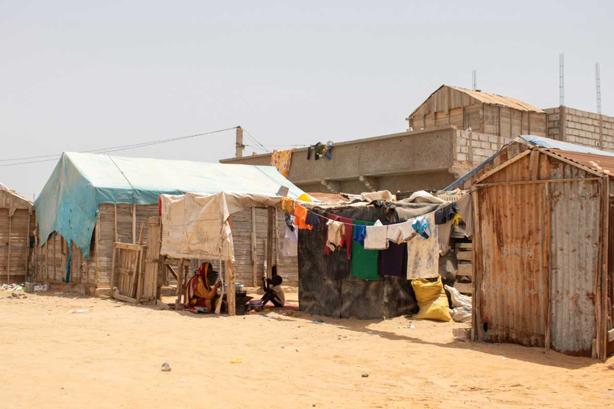 Dar Beïda neighbourhood in the municipality of El Mina. Credit: Santé Globale, Mauritania