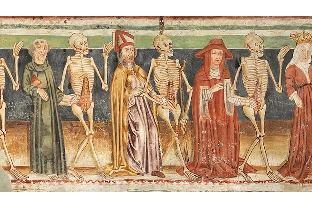 The Dance of Death by John of Kastav (1490). National Gallery of Slovenia