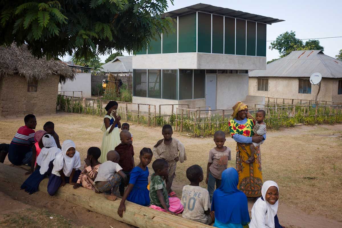 The new ‘Star home’ has successfully reduced malaria, pneumonia and diarrhoea among Tanzanian children. Courtesy Julien Lanoo