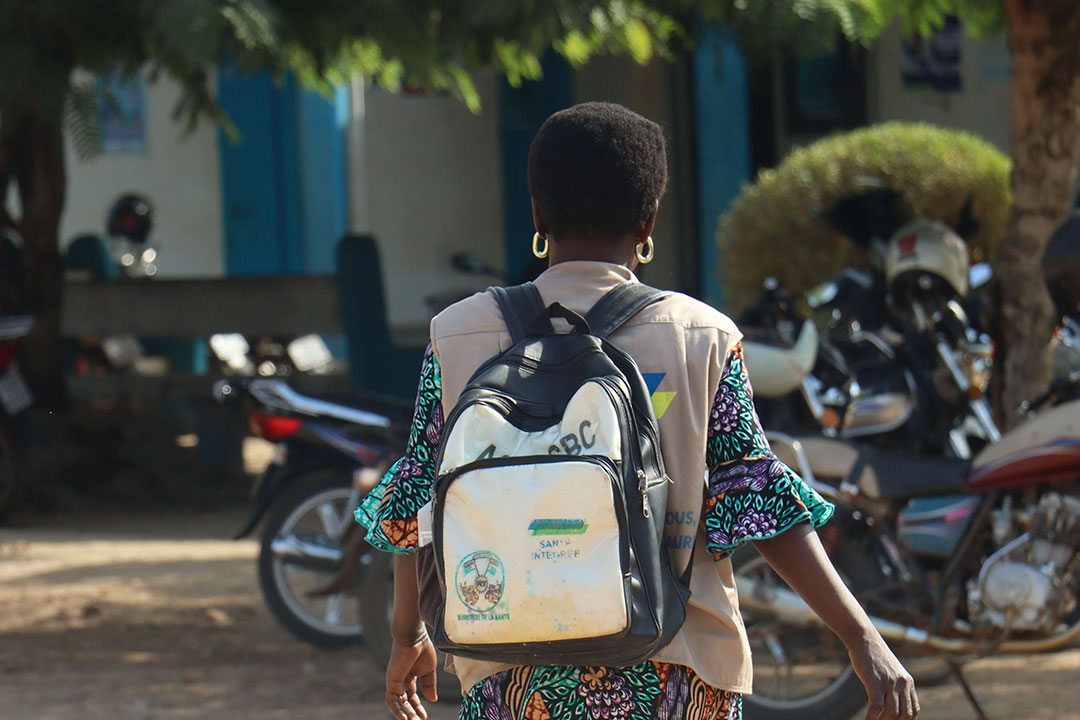 Madeleine Biniwe Teou, community health worker. Credit: Integrate Health