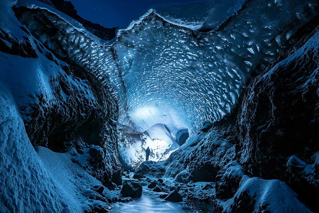 Melting ice cave. Photo by Jonatan Pie on Unsplash
