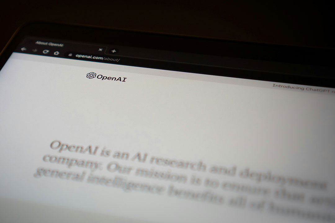 Open AI search screen. Photo by Jonathan Kemper on Unsplash