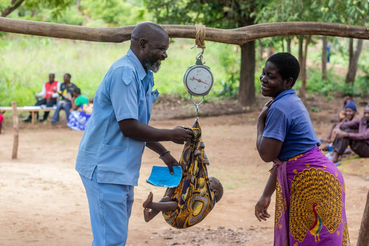 Luckwell Chilongo on duty. Credit: Harris Mtambo