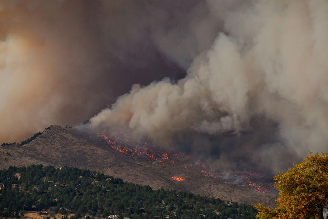 Wildfire smoke. Photo by Malachi Brooks on Unsplash