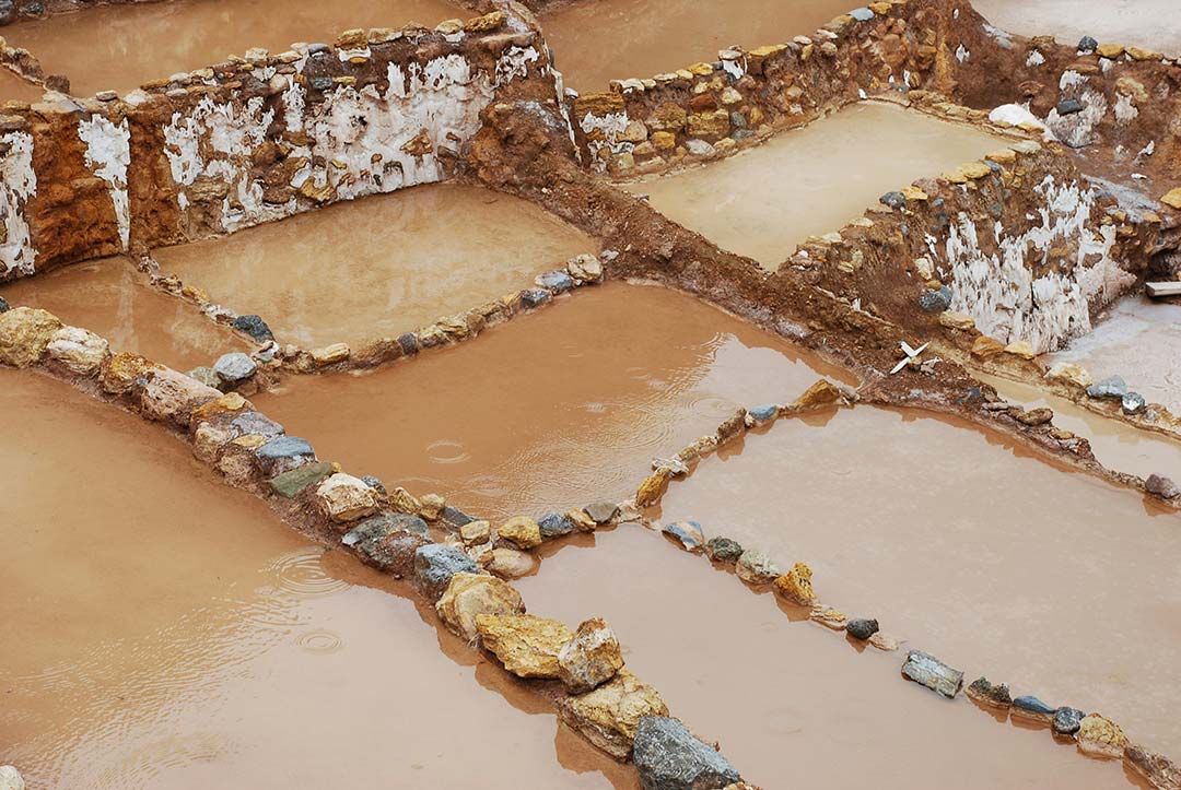 Peru's Maras Salt Mines. Scientists have estimated that extreme rainfall was responsible for over 20,000 infections during Peru’s 2023 dengue outbreak. Photo by Zach Kirby on Unsplash