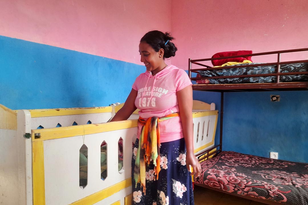 Sintayehu Abera works at Injibara Children’s Home. Credit: Solomon Yimer