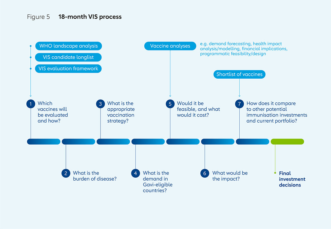 Figure 5: 18-month VIS process